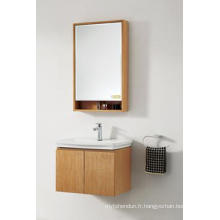 Cabinet de vanité de salle de bains en bois de chêne nouvelle armoire de salle de bains de meubles de salle de bains de conception de meubles de modèle (JN-8814179)